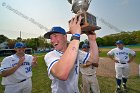 Baseball vs Babson  Wheaton College Baseball players celebrate their victory over Babson to win the NEWMAC Championship for the third year in a row. - (Photo by Keith Nordstrom) : Wheaton, baseball, NEWMAC